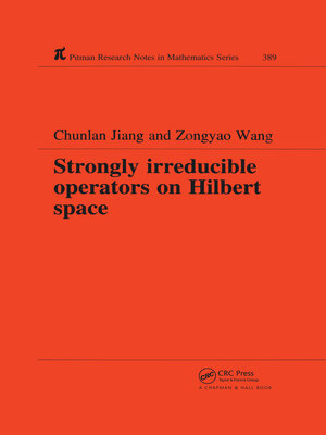 cover image of Strongly Irreducible Operators on Hilbert Space